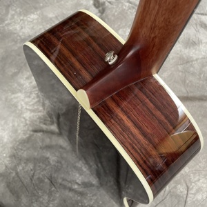 High-Quality Acoustic Guitar with Basswood - 41-Inch Solid <b>Top</b> Spruce Yellow Color Fast Shipping - Product Image 2