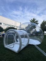 Personnalisé 3m 4m 5m Bulle Maison Gonflable Extérieure Maison de Rebond de Bulles Tente PVC Extérieur Transparent Ballon Tente à Bulles avec Souffleur