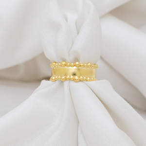 Hermoso nuevo diseño 925 anillo de banda chapado en oro de plata esterlina 18K chapado en oro para fiestas de boda - Product Image 2