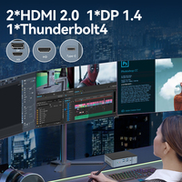 Intel Mini PC Core i5 i7 1360P DDR5 HD DP Thunerbolt 8K 2.5G LAN Ordinateur de bureau Win11 Linux Barebone PC Gamer