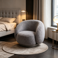 Fauteuils modernes et simples, style nordique, luxe léger, pour hôtel, zone de repos, réception, salon, balcon, chaise de loisirs intérieure
