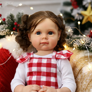 Muñeca Reborn Kindure de 22 Pulgadas, Muñeca de Moda con Cuerpo Suave, Juguete DIY, Pintura 3D, Piel Realista, para Niñas - Product Image 1