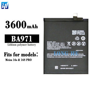 Batería BA971 de alta calidad 100% para <span class=keywords><strong>Meizu</strong></span> <span class=keywords><strong>16S</strong></span> <span class=keywords><strong>16S</strong></span> <span class=keywords><strong>PRO</strong></span> batería <span class=keywords><strong>16S</strong></span> <span class=keywords><strong>16S</strong></span> <span class=keywords><strong>PRO</strong></span> BA971 baterías de repuesto de polímero de litio 3600mAh - Product Image 6