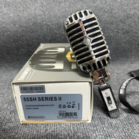 Micrófono Dinámico con Cable Serie 55SH II de Estilo Retro, Edición 55 Aniversario 2.0, para Actuaciones en Escenario y Canto