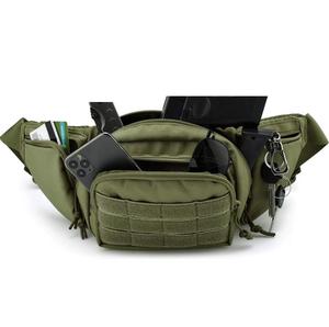 Sac <span class=keywords><strong>de</strong></span> <span class=keywords><strong>ceinture</strong></span> pour homme Sac tactique <span class=keywords><strong>militaire</strong></span> pour moto Sac à outils Poitrine Hip Sports Rider Camping Sling Nylon Bag - Product Image 6