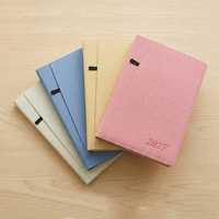 Cuaderno de Tapa Dura A5 con Forro de Tela de Lino Impreso Personalizado, Diario, Libreta de Notas, Impresión de Cuadernos de Lona, Agenda
