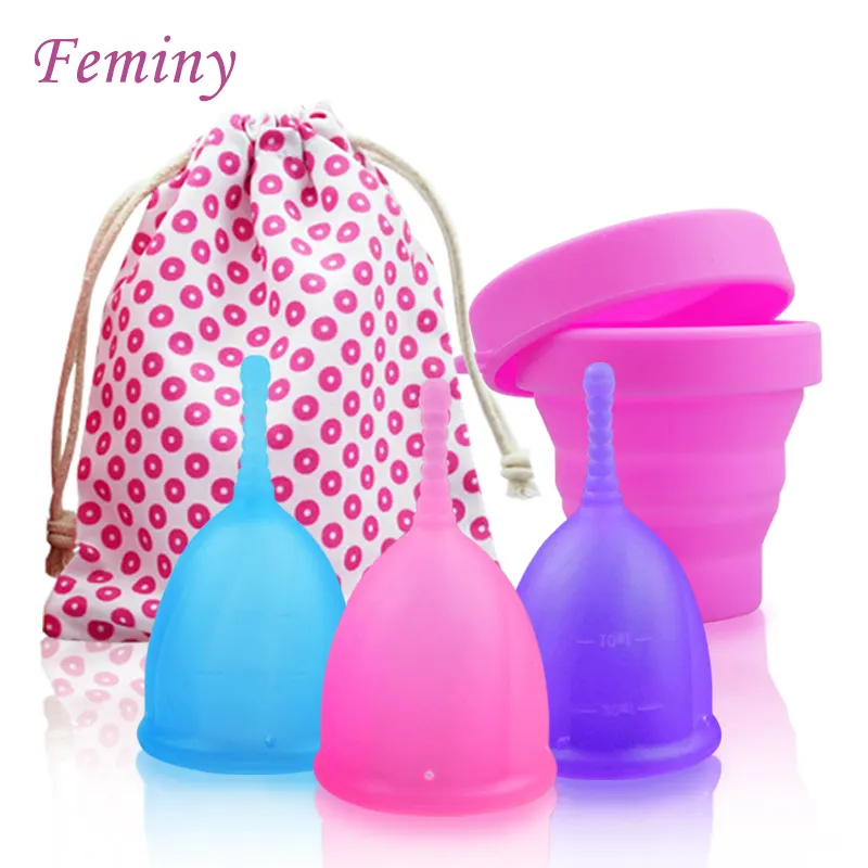 Copa Menstrual para mujeres, fabricante de vasos menstruales respetuosos con el medio ambiente, proveedor de vasos para principiantes, venta al por mayor, envío directo