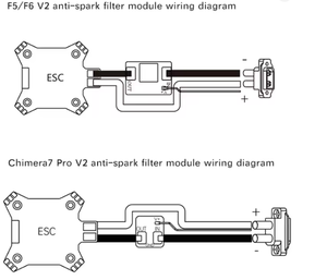 ตัวกรองป้องกันประกายไฟ <span class=keywords><strong>iFlight</strong></span> พร้อม XT60E-M สำหรับ Nazgul5 V3 / Chimera7 Pro V2 ตัวกรองป้องกันประกายไฟ <span class=keywords><strong>iFlight</strong></span> พร้อม XT60E-M สำหรับ Nazgul5 V3 - Product Image 3