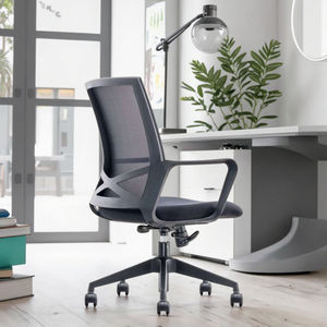 Profissional confortável giratória computador escritório cadeira luxo movendo moderno tecido malha ergonômica escritório cadeira - Product Image 5