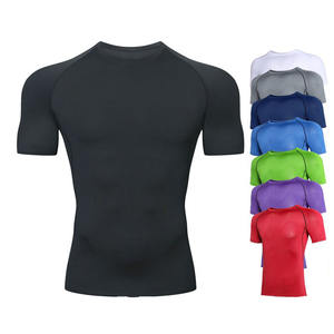 Wholesale Quick Dry GYM T-Shirt Sports Streetwear Fashion Oversized T Shirt Black Summer Short Sleeves <strong>Top</strong> Tees <strong>Tshirt</strong> - Product Image 1