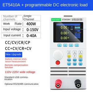 เครื่องวัดโหลดอิเล็กทรอนิกส์แบบช่องเดียว/สองช่อง ET5410A+ 400W ความละเอียด 0.1 ความแม่นยำ 0.5% อินเทอร์เฟซ USB เครื่องทดสอบแบตเตอรี่พาวเวอร์ซัพพลาย S - Product Image 4