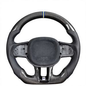 Volant sport en cuir et fibre de carbone pour Volvo XC40 S90 S60 V60 <span class=keywords><strong>V90</strong></span> S40 V40 XC60 XC90 – Design sportif, prise en main de 40 mm - Product Image 2