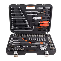 Jeu d'outils de réparation automobile multifonctionnel en acier au chrome-vanadium OEM, kit de clés à cliquet avec garantie à vie, boîte à outils