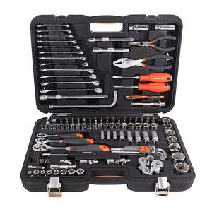 Juego <span class=keywords><strong>de</strong></span> <span class=keywords><strong>Herramientas</strong></span> <span class=keywords><strong>de</strong></span> Reparación Automotriz Multifuncional <span class=keywords><strong>de</strong></span> Acero al Cromo Vanadio OEM, Juego <span class=keywords><strong>de</strong></span> Llaves <span class=keywords><strong>de</strong></span> Trinquete con Garantía <span class=keywords><strong>de</strong></span> por Vida, Caja <span class=keywords><strong>de</strong></span> <span class=keywords><strong>Herramientas</strong></span> - Product Image 1