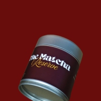 Vente en gros personnalisé 30*30mm hermétique 60g matcha café et thé 40g réutilisable avec bouchons intérieurs et couvercles boîtes rondes en métal