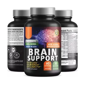 Vegan Brain Supplement Kapsel Noo tropic Capsula Brain Booster verbessert den Gehirn fokus Gutes Gedächtnis