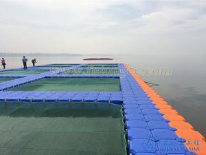 Jaula flotante para peces Cubo pontón modular Muelle flotante de plástico HDPE - Product Image 6