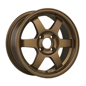 Bronze Two Tone 14 15 inch mag wheels for car