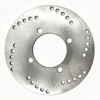 Rotor de frein épaissi simple mais durable, surface multicolore en option, personnalisation disponible pour le marché secondaire des motos