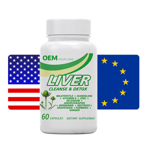 Suplemento Herbal Vegano para la Desintoxicación del Hígado, 100% a Base de Plantas, Cumple con las Normas de la UE, Etiquetado y Empaquetado Personalizados, Suplemento Apto para Veganos - Product Image 1