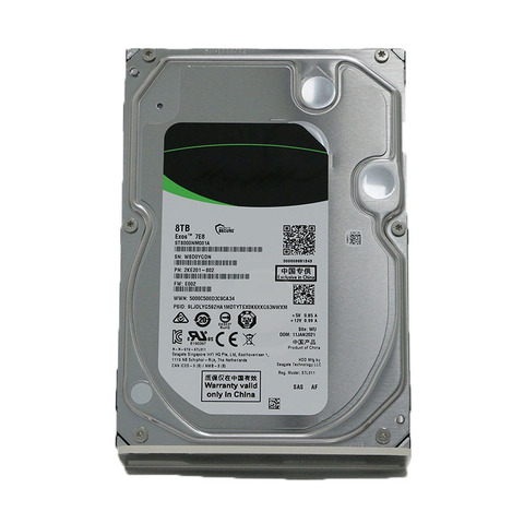 For Seagate Exos 7E8 ST8000NM000A 8TB 3.5Inch LFF 6Gbps 7.2K RPM 512e Enterprise SATA Hard Drive