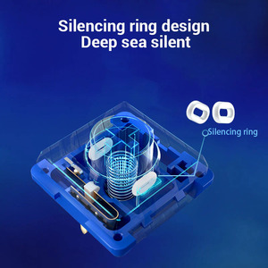 מתגי מקלדת מכניים של Kailh Deep Sea <span class=keywords><strong>Silent</strong></span> Mini Low Profile, ניתנים להחלפה חמה, מתג גיימינג במשקל 35 גרם - Product Image 3