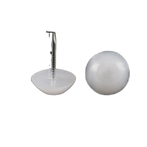 GQK Patins de protection modernes et simples en nylon épais antidérapant blanc pour meubles, coussinets réutilisables en feutre pour pieds de table et chaise, lavables - Product Image 1