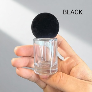 <span class=keywords><strong>Bouteille</strong></span> <span class=keywords><strong>de</strong></span> parfum ronde à sertir WOGU marron floquée 15 mm avec capuchon, emballage cosmétique <span class=keywords><strong>de</strong></span> luxe, flacon pulvérisateur 15 ml - Product Image 2