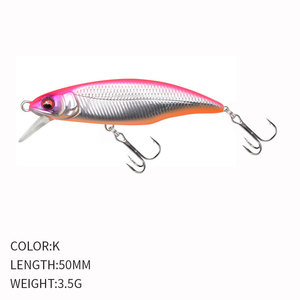 Señuelo Duro Micro Mino de 35g y 50mm, Sumergible, de Acero Inoxidable, para Pesca de Lubina en Agua Dulce, A9101 - Product Image 3