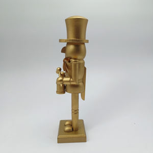 Nouvel ensemble de décoration de Noël <span class=keywords><strong>doré</strong></span> avec figurine en hickory du <span class=keywords><strong>casse</strong></span>-<span class=keywords><strong>noisette</strong></span> - Product Image 5