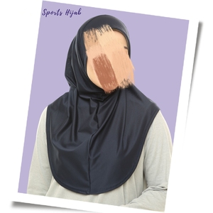 Khăn trùm đầu thể thao Hồi giáo giản dị Willson, thiết kế tùy chỉnh LOGO, chất liệu nylon polyester pha spandex, nhẹ, che kín đầu, mũ trùm đầu khi vận động, kiểu kín đáo. - Product Image 5