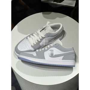 Chaussures de basketball unisexes basses authentiques <span class=keywords><strong>AJ1</strong></span> de Putian, semelle extérieure en caoutchouc, couleurs Air Force Blue, Smoke Gray, Black-and-White Panda pour 1 - Product Image 5