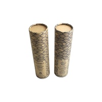 Vente en gros 100% biodégradable kraft personnalisé push-up papier carton cosmétique boîte d'emballage cylindrique 500ml bouteille shampooing lotion