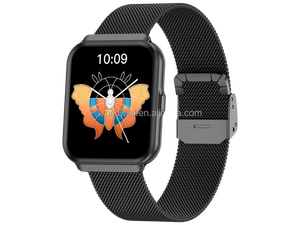 Montre connectée carrée de 1,85 pouce, rappel des règles menstruelles, appels Bluetooth, moniteur de sommeil, montre connectée étanche - Product Image 1