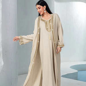 Abaya de haute qualité pour femmes Dubaï 2026 – Vêtement islamique turc et arabe pour l'été et l'hiver, idéal pour l'Aïd, style traditionnel et élégant - Product Image 1