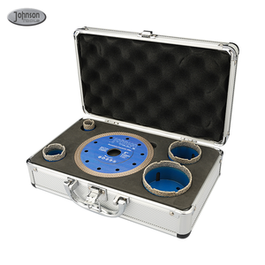 चीनी मिट्टी के टाइल, सिरेमिक, संगमरमर, चिनाई के लिए चीनी मिट्टी काटने वाली डिस्क और ड्रिल बिट सेट - Product Image 4