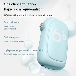 Appareil de pulvérisation d'oxygène facial rechargeable, injecteur de brume nano haute pression, vaporisateur portable, nano-steamer facial - Product Image 2