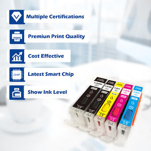 ShinColor compatible con cartuchos <span class=keywords><strong>de</strong></span> <span class=keywords><strong>relleno</strong></span> <span class=keywords><strong>Canon</strong></span> 280XL 281 TS9120 8120 6120 5120 TR8520 impresora se puede utilizar para el entintado cíclico - Product Image 2