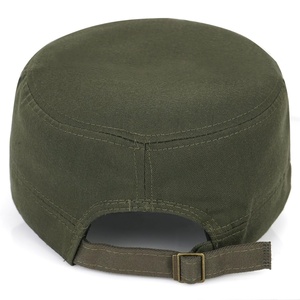 Casquette de baseball unisexe 5 panneaux en coton lavé, style sportif, à calotte plate, respirante, à visière courte, avec broderie, pour usage quotidien - Product Image 2