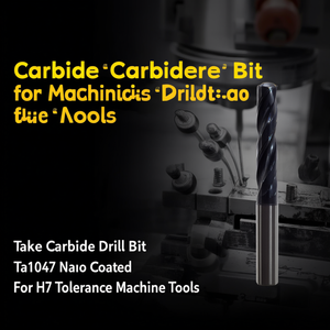 Foret en carbure Ttake Ta1047 avec revêtement nano pour machines-outils à tolérance H7 - Product Image 3