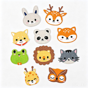 Colorful Nylon Woven Keychain Canvas Keychain Embroidery Piece Keychain With Durable Metal <b>Ring</b> - Product Image 4