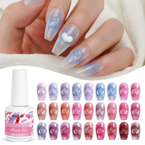MissGel - Suministros Profesionales al por Mayor, Conjunto de Esmaltes de Uñas Semipermanentes en Gel UV de Color Translúcido - Product Image 4