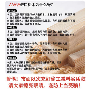 Estantería de madera maciza Bona Gold Square con rejilla, 12 mm de grosor, minimalista, de pie, con gran capacidad de almacenamiento para dormitorio - Product Image 4