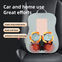 ToWell Coussin de massage corporel pour la maison et le bureau, électrique vibrant avec chaleur, Shiatsu infrarouge, physiothérapie, pour le cou, les lombaires et le dos, siège de massage pour voiture