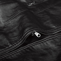 Service OEM – Blousons en cuir imperméables écologiques pour hommes, style décontracté, tendance, avec logo frontal, sur mesure, pour l'hiver en extérieur