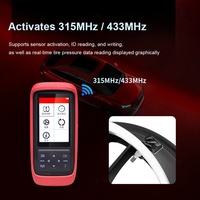 Sensor Externo Programable Digital TPMS CAREUD de 5V, Medidor de Presión de Neumáticos para Automóvil, 433MHz+315MHz, Interfaz OBD, Función de Actualización WIFI