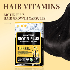 Cápsulas de Biotina y Queratina DHOP Listas para Enviar, Suplemento Dietético para Estimular el Sistema Inmunológico y el <span class=keywords><strong>Crecimiento</strong></span> del Cabello, OEM/ODM - Product Image 2