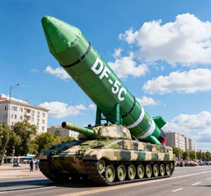 Mannequin publicitaire gonflable professionnel en PVC robuste et réaliste, camouflage, étanche, pour exposition en <span class=keywords><strong>musée</strong></span> et extérieur - Product Image 4