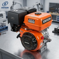 Moteur à essence robuste 190F 420c 15HP à couple élevé, 4 temps OHV à arbre horizontal pour motoculteur et fourniture OEM