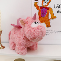 Nouvelle Peluche Licorne Gemini aux Grandes Yeux, Ailes d'Amour, Poney Arc-en-ciel, Mignonne Poupée Tianma pour le Commerce Extérieur